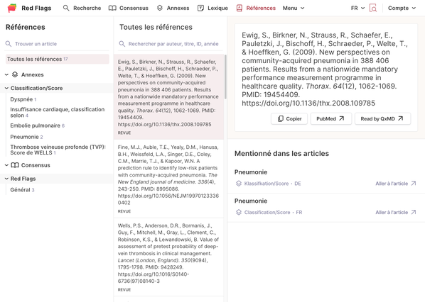 Numérique screenshot on Web